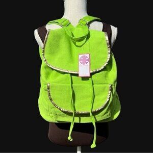 🌻NEW (w/tag) Buckhead Betties Florescent Neon Green Durry Backpack.
